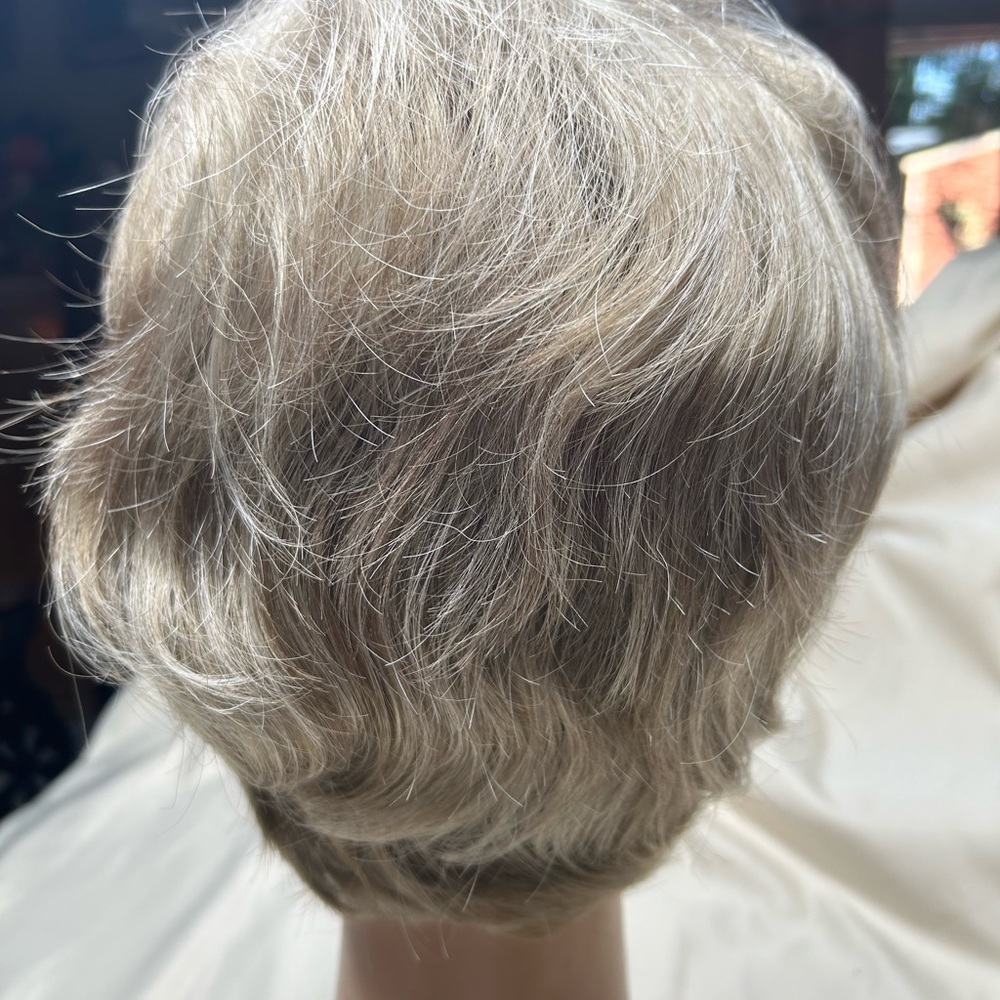Christine Jordan Short Layered Women’s Wig in Ash Blonde - Picture 7 of 8